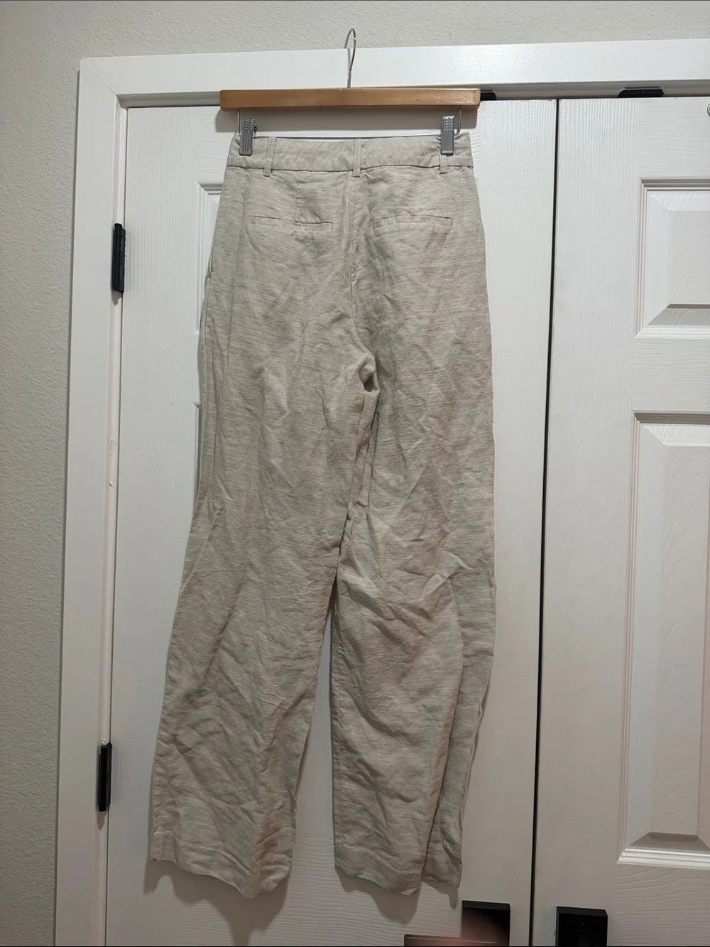 Aritzia The Effortless Linen Blend Trousers Size 2